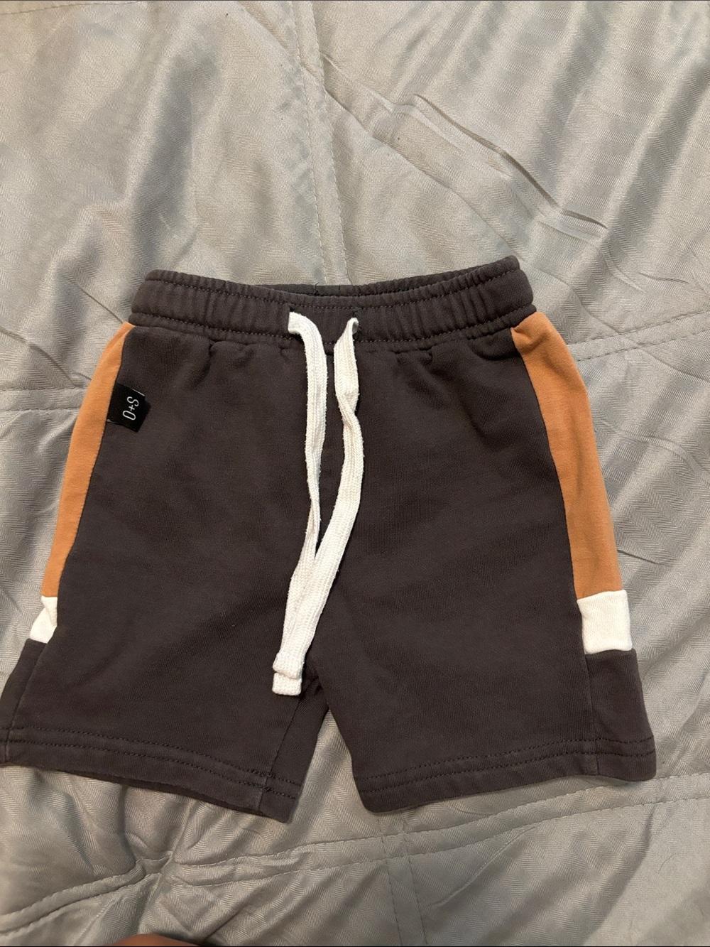 Olive and scout Charcoal Grey Drawstring Shorts